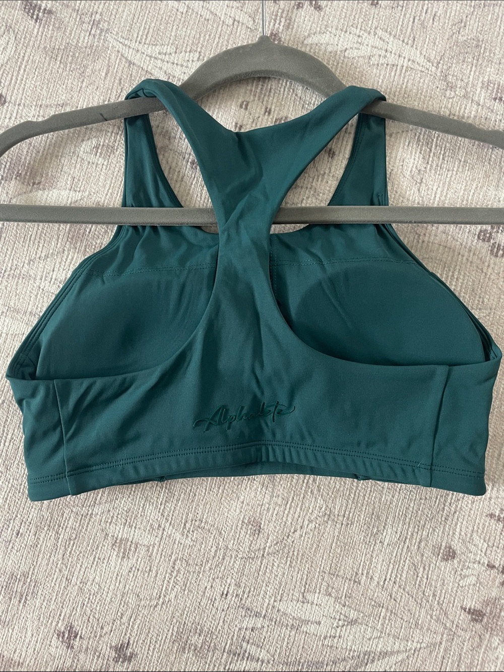 Alphalete Teal Racerback Sports Bra
